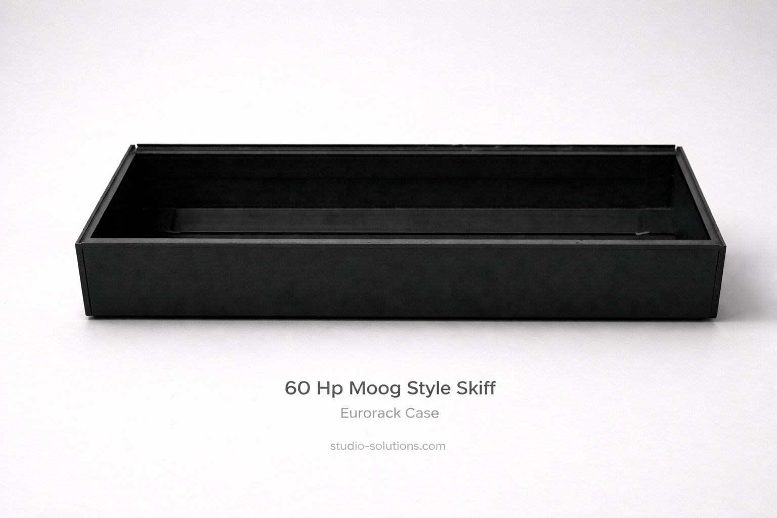 Moog Style 60HP Eurorack Skiff Desktop Modular Synth Case | Studio